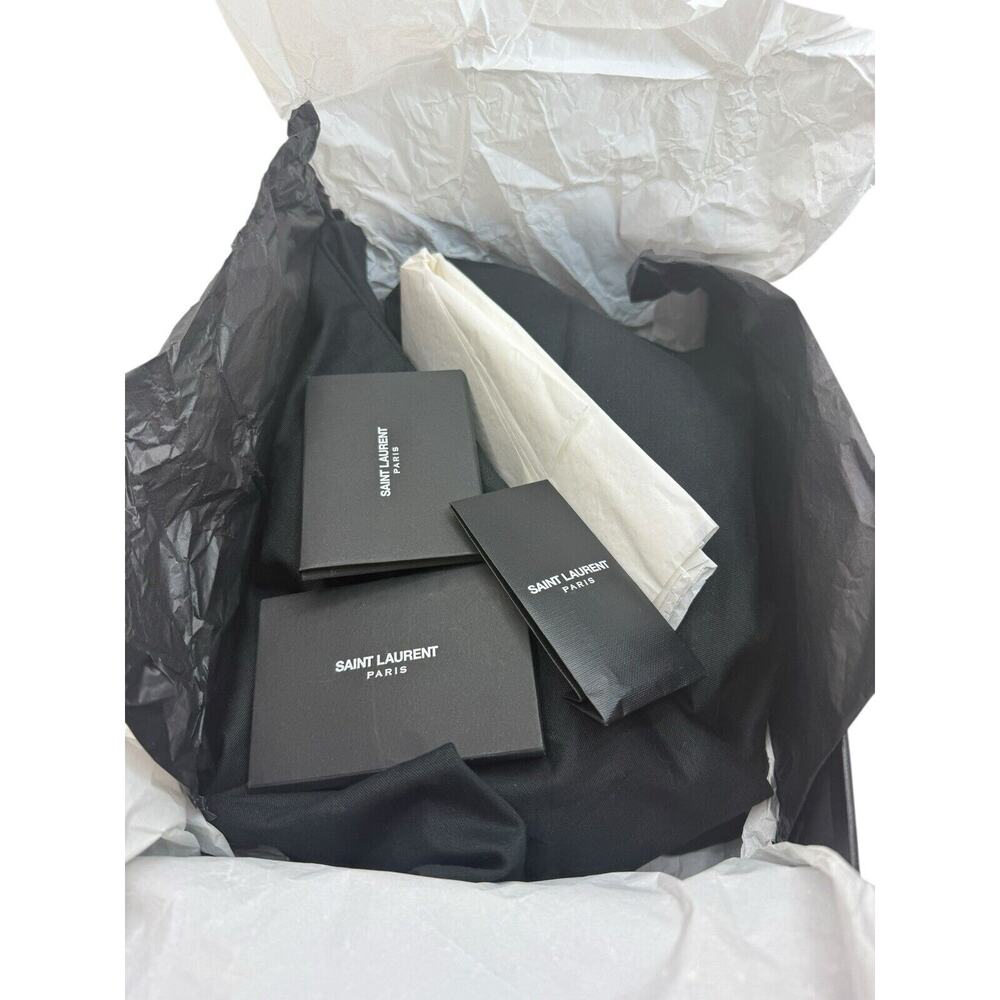 Saint Laurent Teddy 105 Patent Leather Stiletto Heel Pumps Shoes Size 39 - Picture 15 of 16